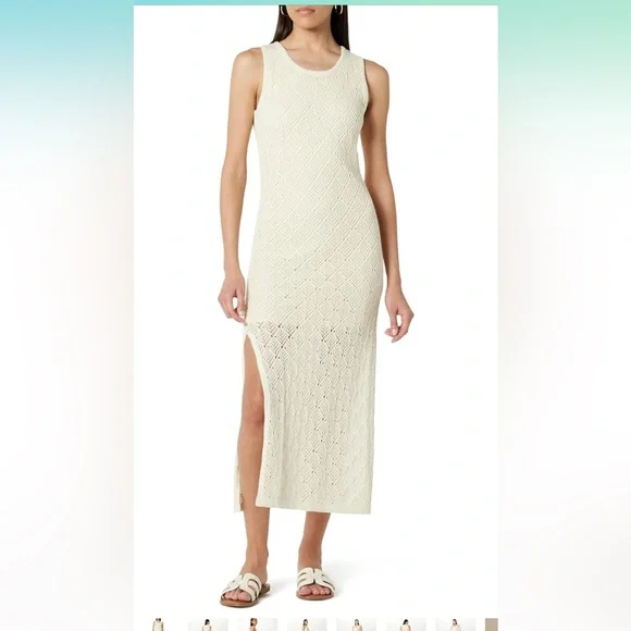 white christmas dresses Crochet Marissa Maxi Dress main image 1